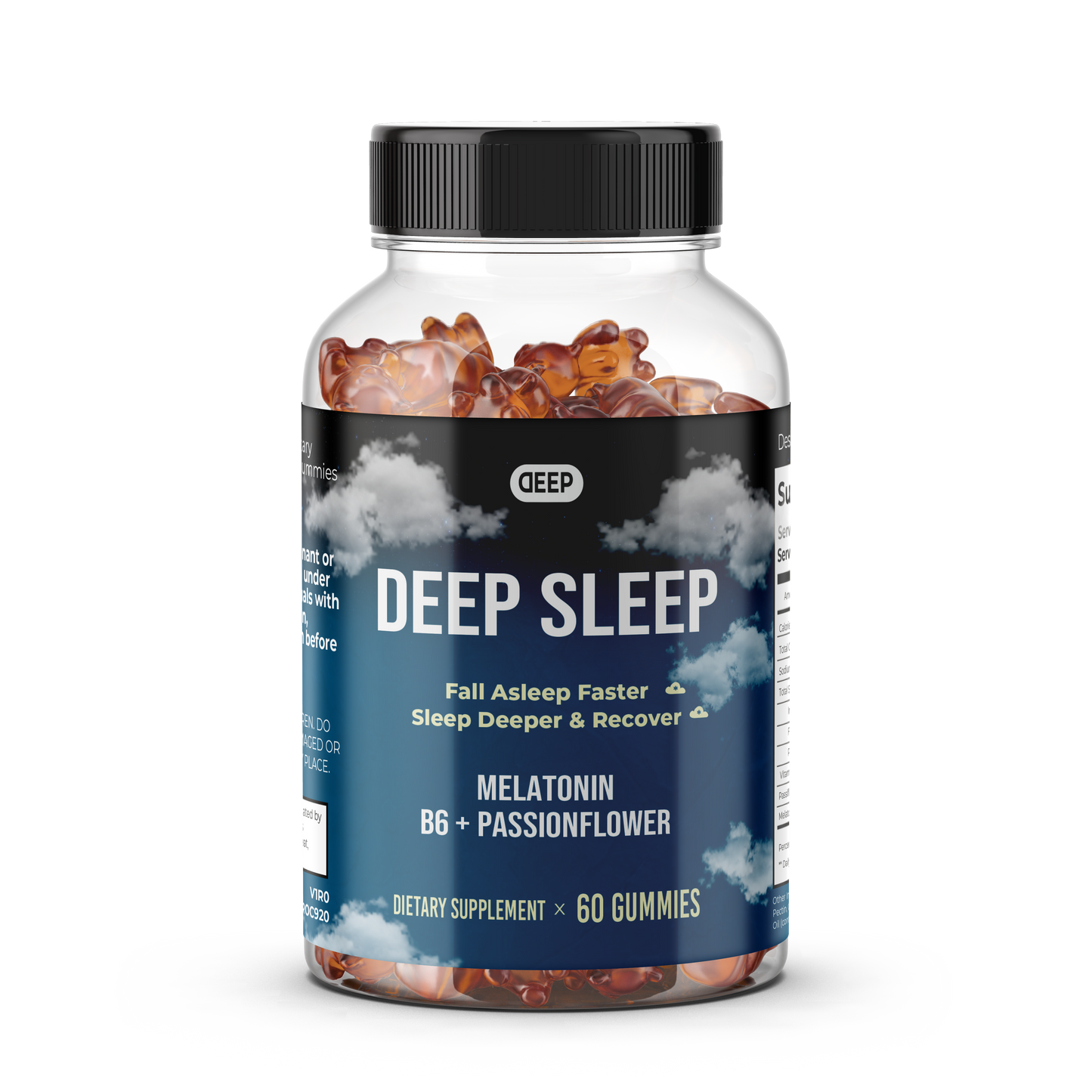 Deep Sleep Gummies : 2mg Melatonin + B6