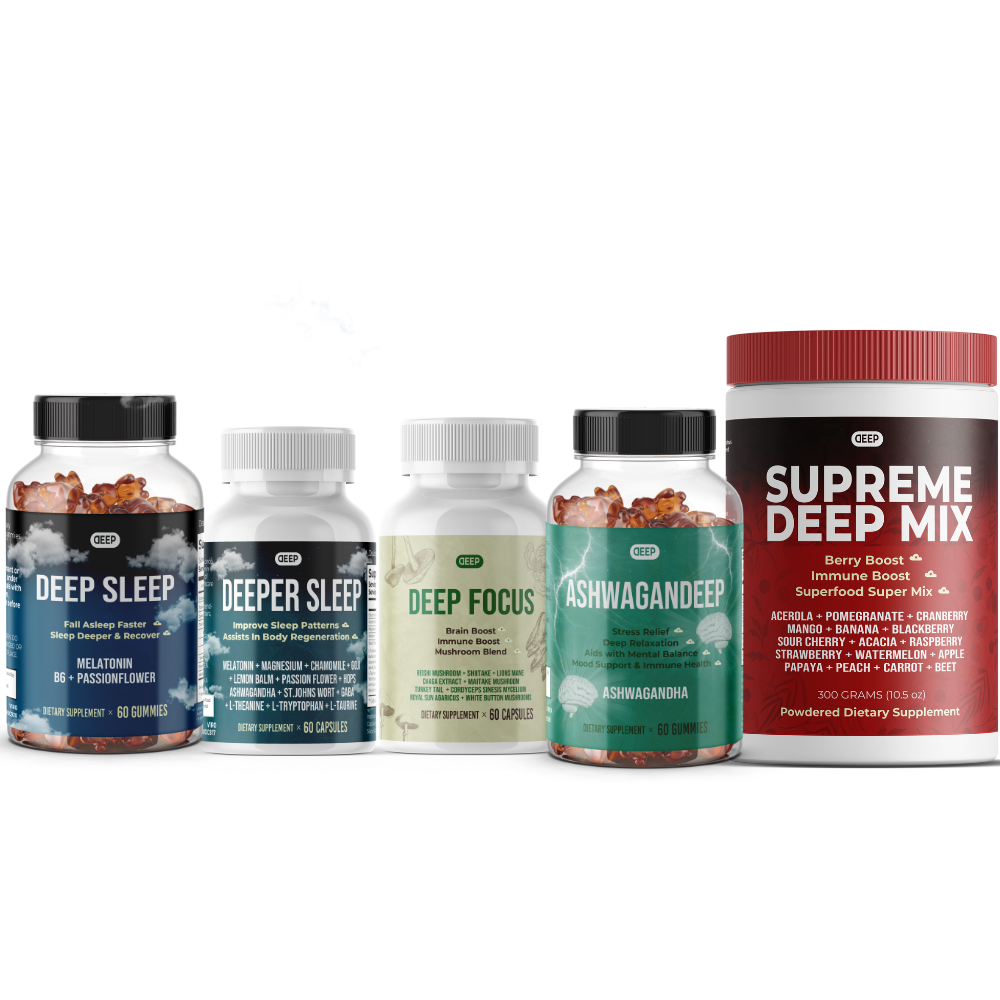 The Deep Sleep Bundle : 5 Regenerative Supplements