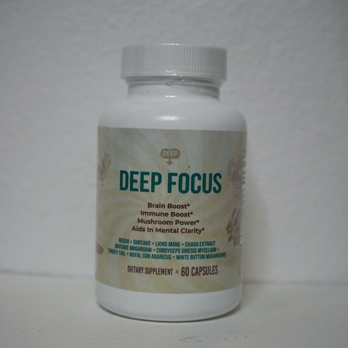 Deep Focus Capsules : Adaptogenic Mushrooms